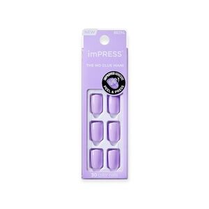 SOLD - KISS imPRESS Colour Press-On False Nails - Vivid Lavender - 30 Nails